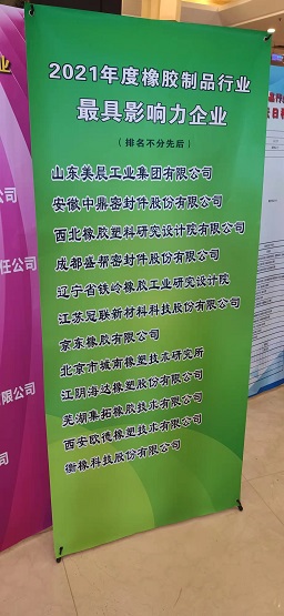 2021年度橡膠制品行業(yè)‘最具影響力’企業(yè)名單