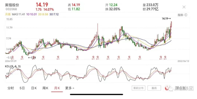 市值破百億！黑貓股份股價(jià)創(chuàng)下歷史新高