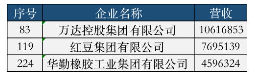 三家輪胎，榮登中國民企500強！