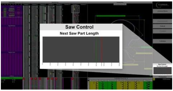 新的SawControl軟件模塊使用Pixargus檢測系統(tǒng)的數(shù)據(jù)來優(yōu)化型材切割。該系統(tǒng)在確保切割至客戶指定長度的所有型材均無缺陷，并且以最小偏差切割出任何包含缺陷的型材。