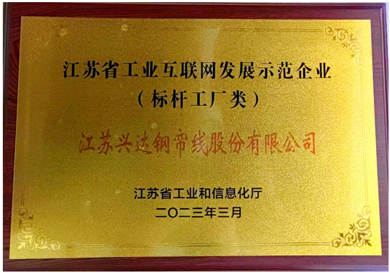 江蘇興達(dá)榮獲“2023年度江蘇省工業(yè)互聯(lián)網(wǎng)標(biāo)桿工廠”稱號(hào)，為該公司的數(shù)字化轉(zhuǎn)型之路奠定了堅(jiān)實(shí)基礎(chǔ)。未來，江蘇興達(dá)表示將進(jìn)一步整合先進(jìn)技術(shù)，推動(dòng)行業(yè)智能化生產(chǎn)水平的提升，為橡膠行業(yè)的智能制造和綠色制造作出更大貢獻(xiàn)。