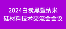 2024白炭黑暨納米硅材料技術交流會會議